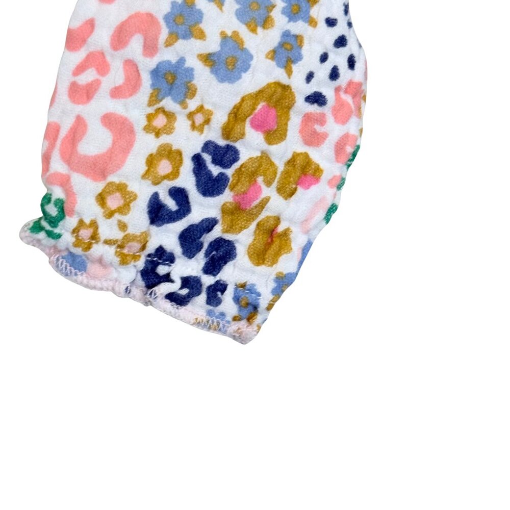 Mud Pie Baby Girls Rainbow Leopard Bodysuit - Size 3-6M - Picture 6 of 9